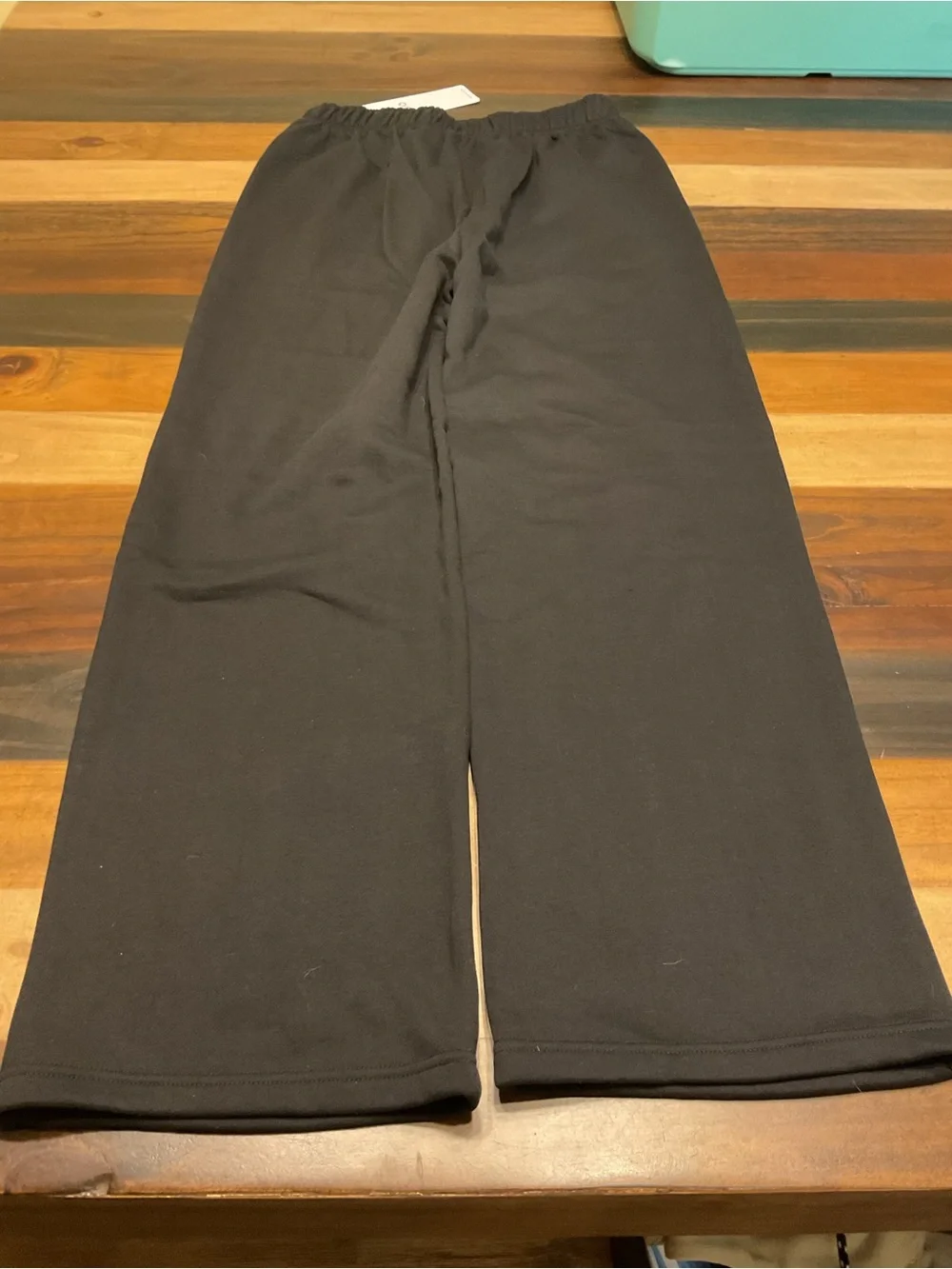 Alo Yoga Serenity Wide Leg Sweatpants Black NWT Size L